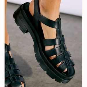 Free People Delaney Fisherman Platforms